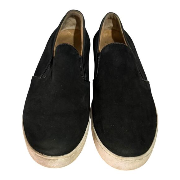Vionic MIDI Black Suede Slip On Sneakers Women's Size 7 Comfort - Picture 3 of 8